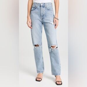 NWT✨ AGOLDE '90s Jean Mid Rise Loose Fit Straight Jeans in Threadbare